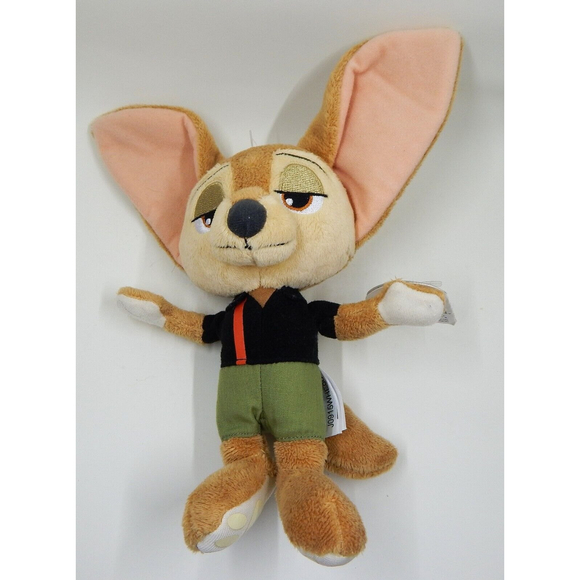 Disney Zootopia Finnick Fox Beanbag Plush 9" With Tags TOMY - Picture 2 of 8